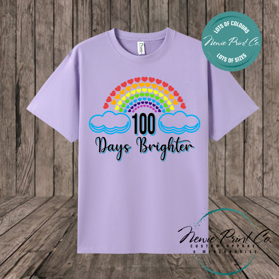 Celebrate 100 Days of School with custom t-shirts! Personalised with names, printed on premium cotton. Fast shipping Australia-wide.