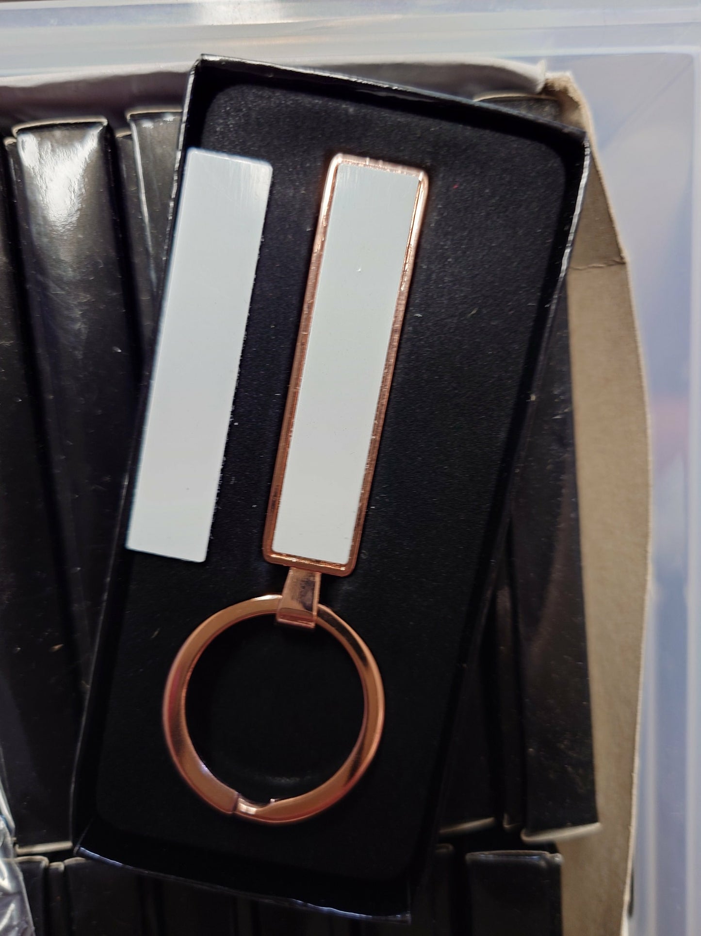 Blanks - Sublimation Rose Gold Key Ring