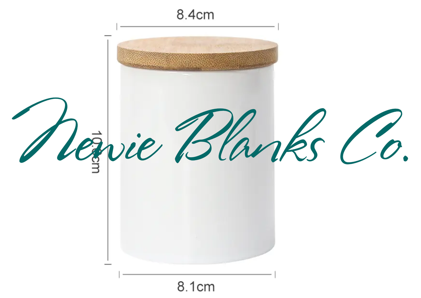 Ceramic Sublimation Candle Jar