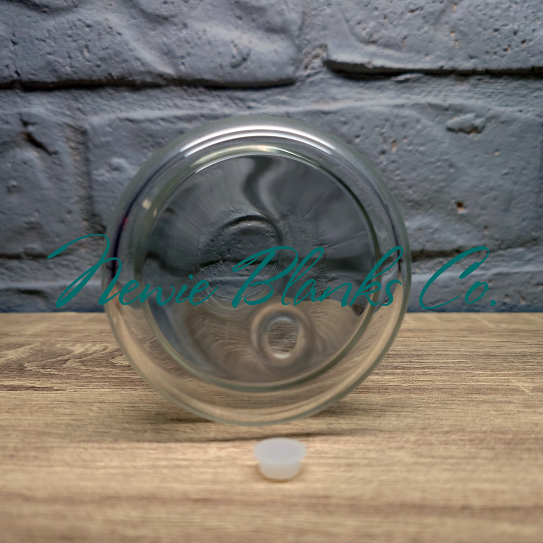 20oz GLASS SUBLIMATION SNOW GLOBE TUMBLERS