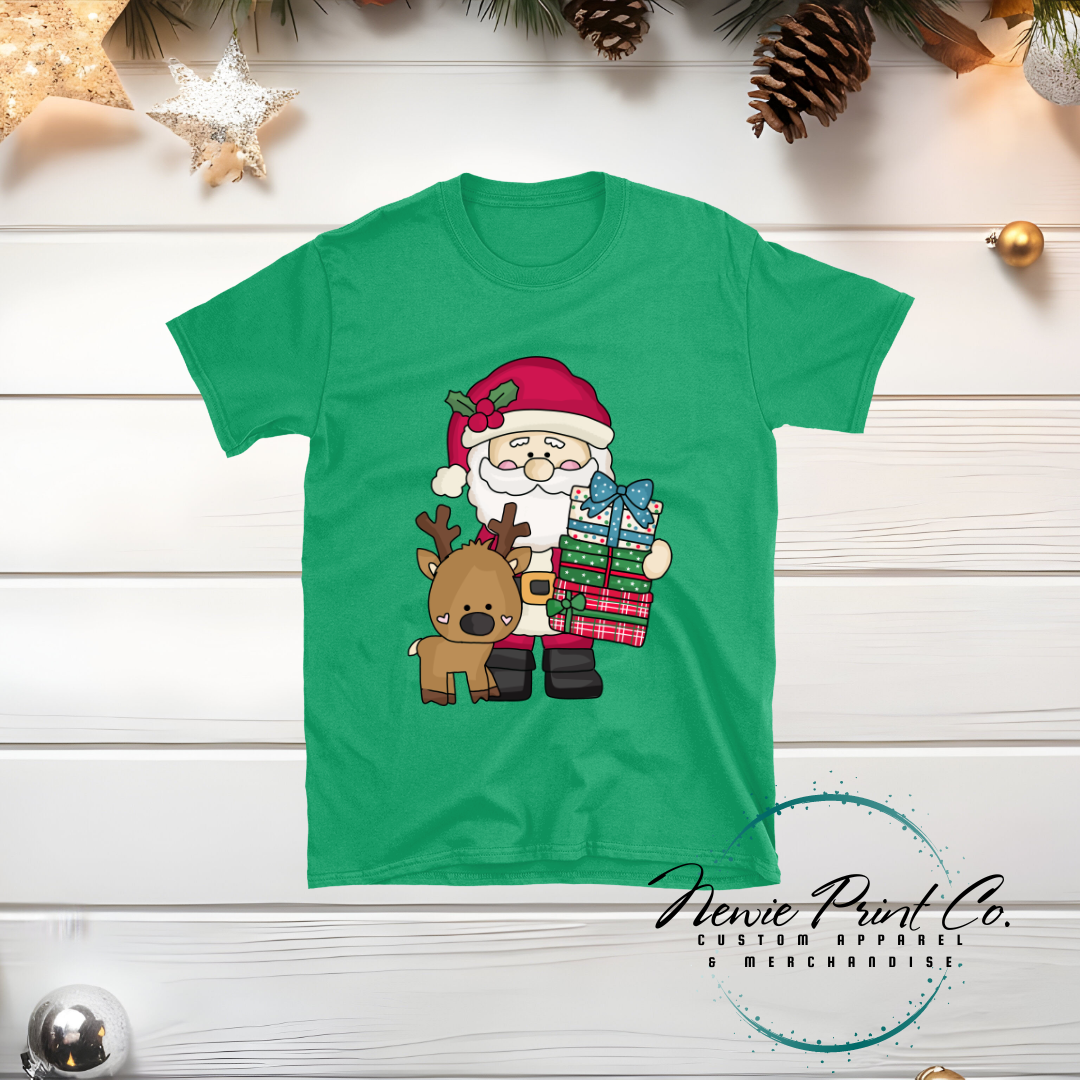 Reindeer Santa - Christmas T-shirt