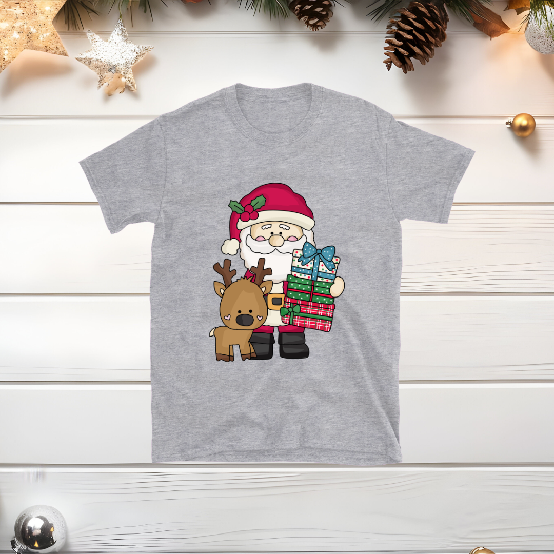 Reindeer Santa - Christmas T-shirt