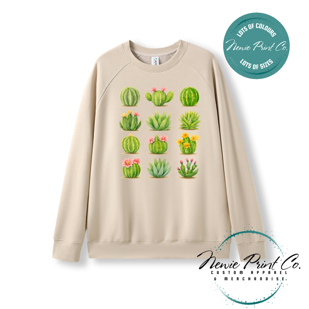 Succulents - Adult Tee or Jumper