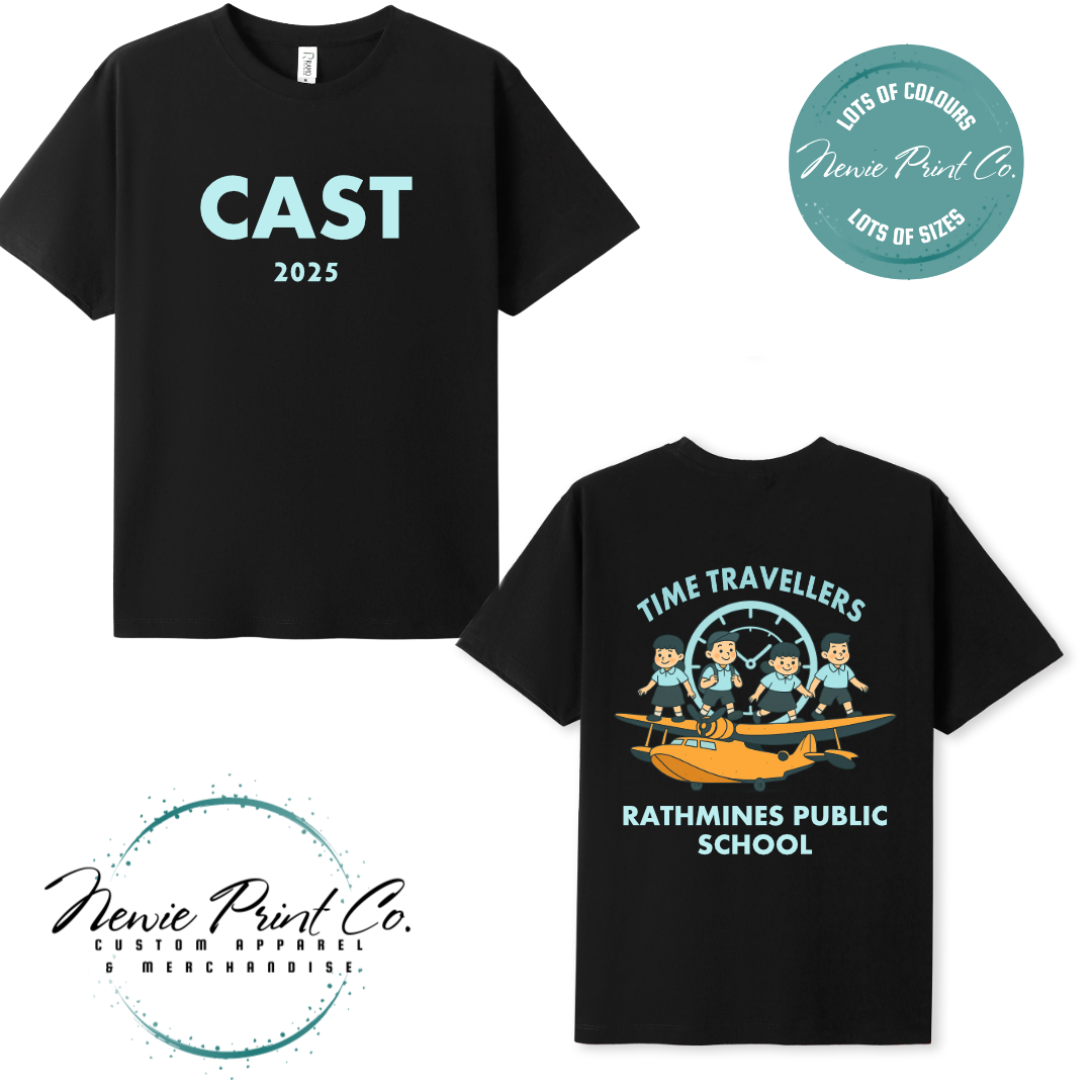 Time Travellers Student Tee - Rathmines Public School