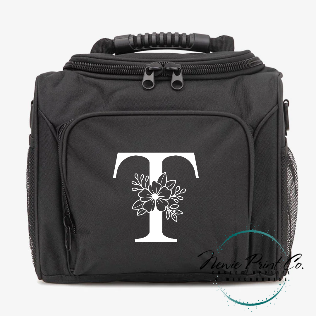 Floral Monogram Custom Cooler Bags - Ultimate Cooler