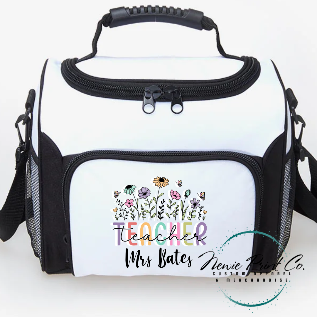 Custom insulated lunch cooler for teachers, perfect end-of-year or Christmas gift