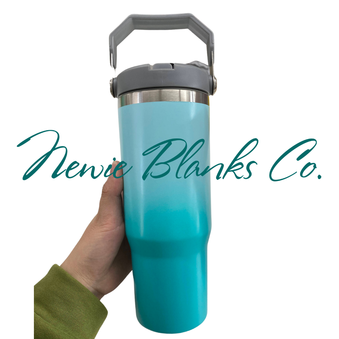 30oz Sublimation Matte Flip Lid Tumbler