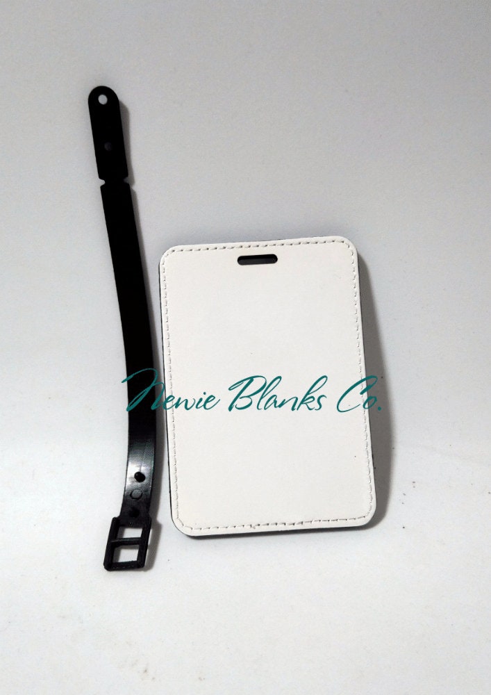 Blanks - Sublimation PU Leather Keyrings/Bagtags