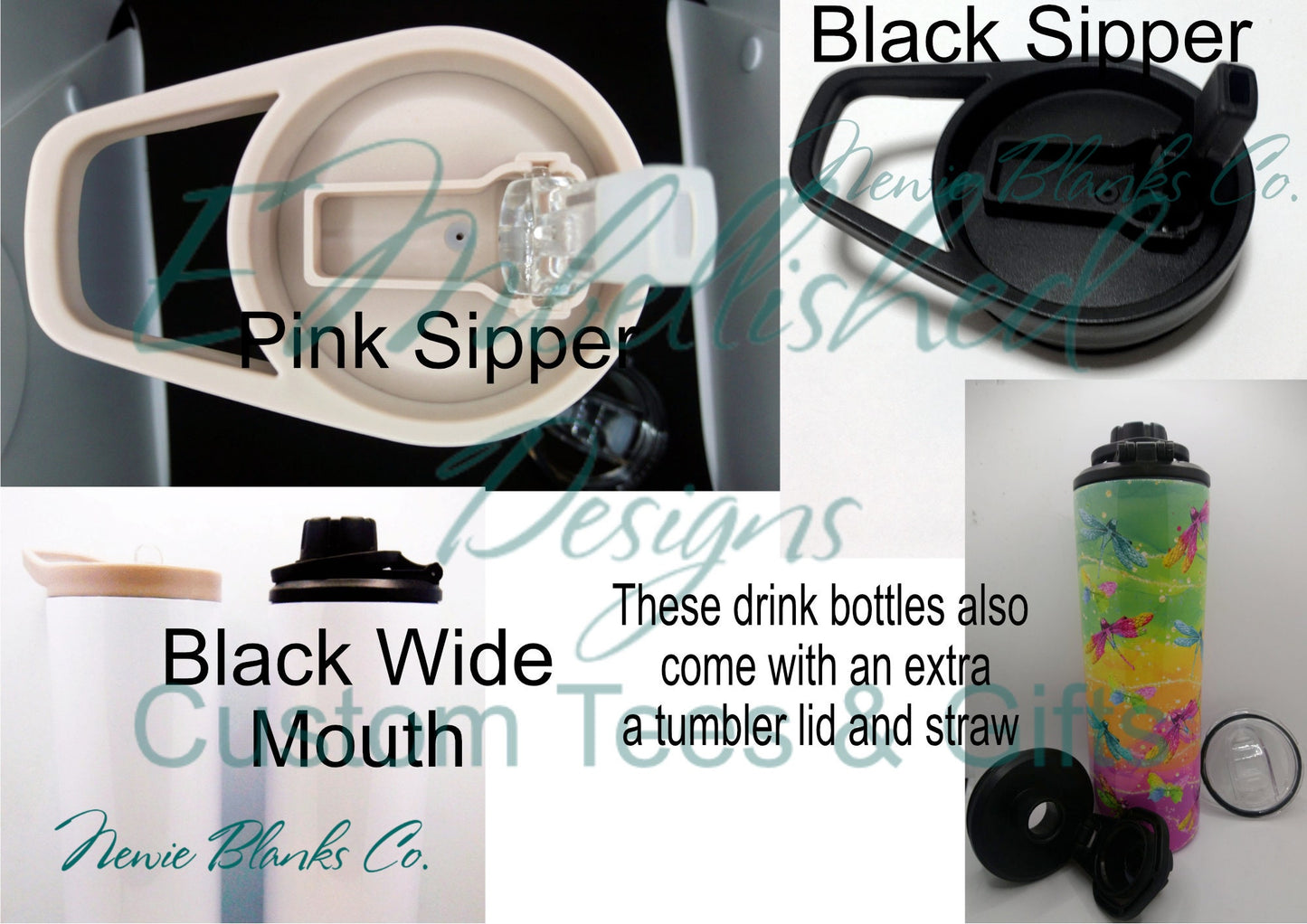 Personalised Insulated 20oz Kids Flip Top Drink Bottles - Printed