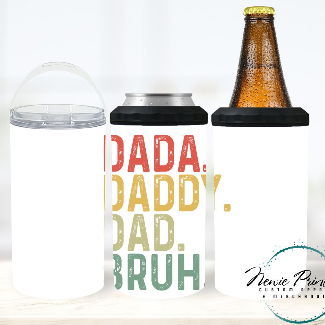 Personalised Insulated 4 in 1 Drink Cooler - Dadda Daddy Dad Bruh