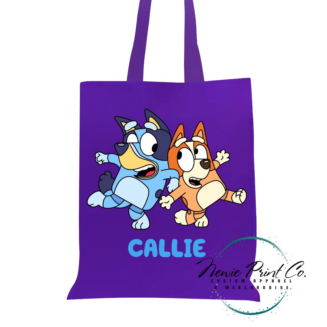Bluey - Personalized Tote/Library Bags