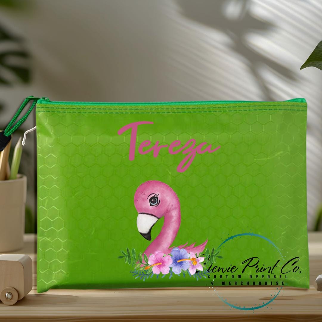 Flamingo - Custom Pencil Case