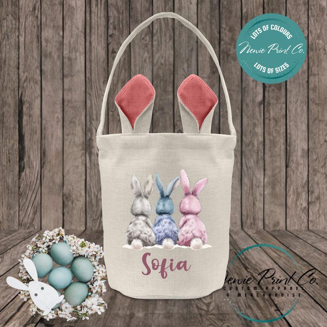 Three Bunny Butts - Easter Bunny Ear Tote