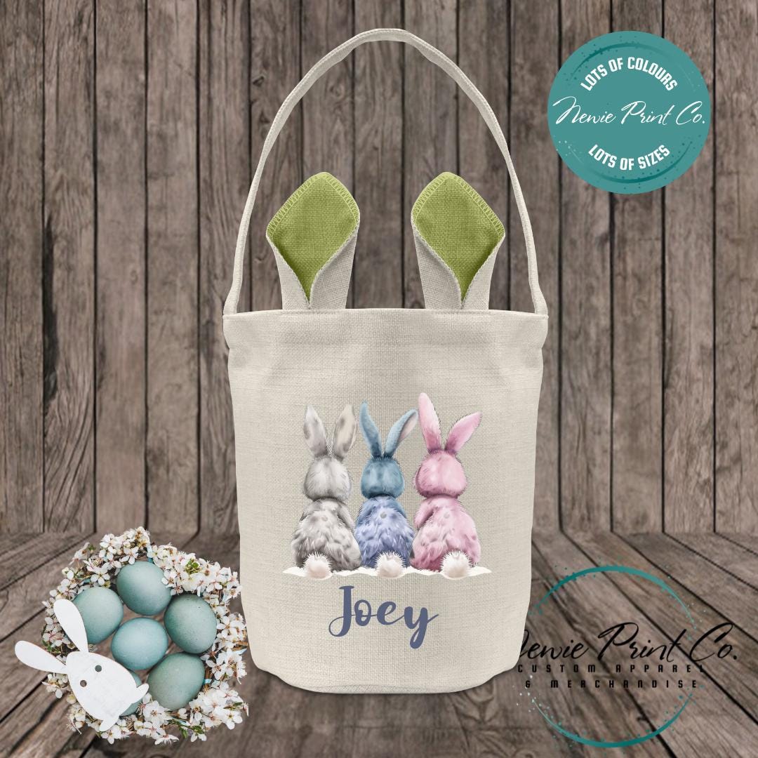 Three Bunny Butts - Easter Bunny Ear Tote