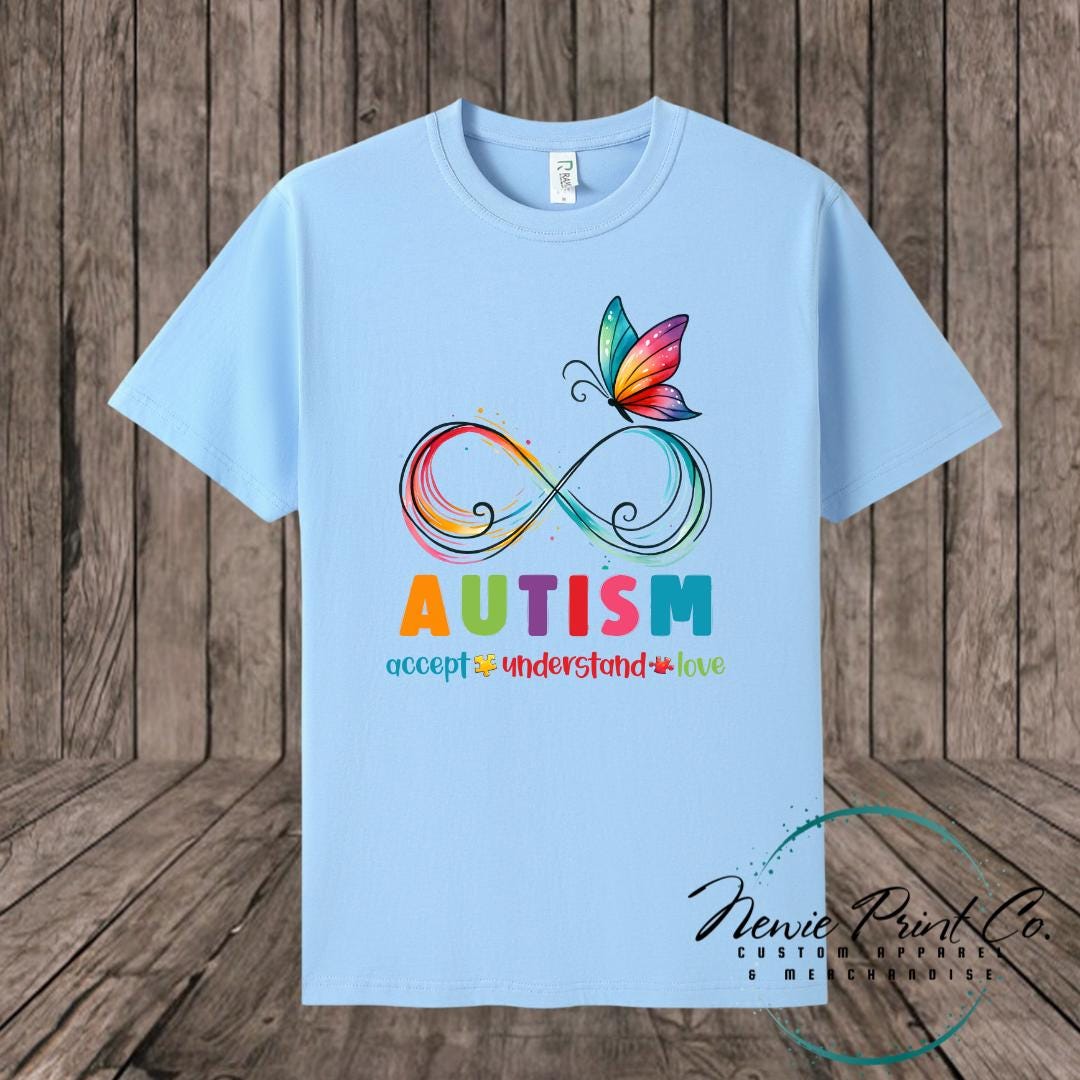 Infinity Butterfly - Autism Awareness T-shirt