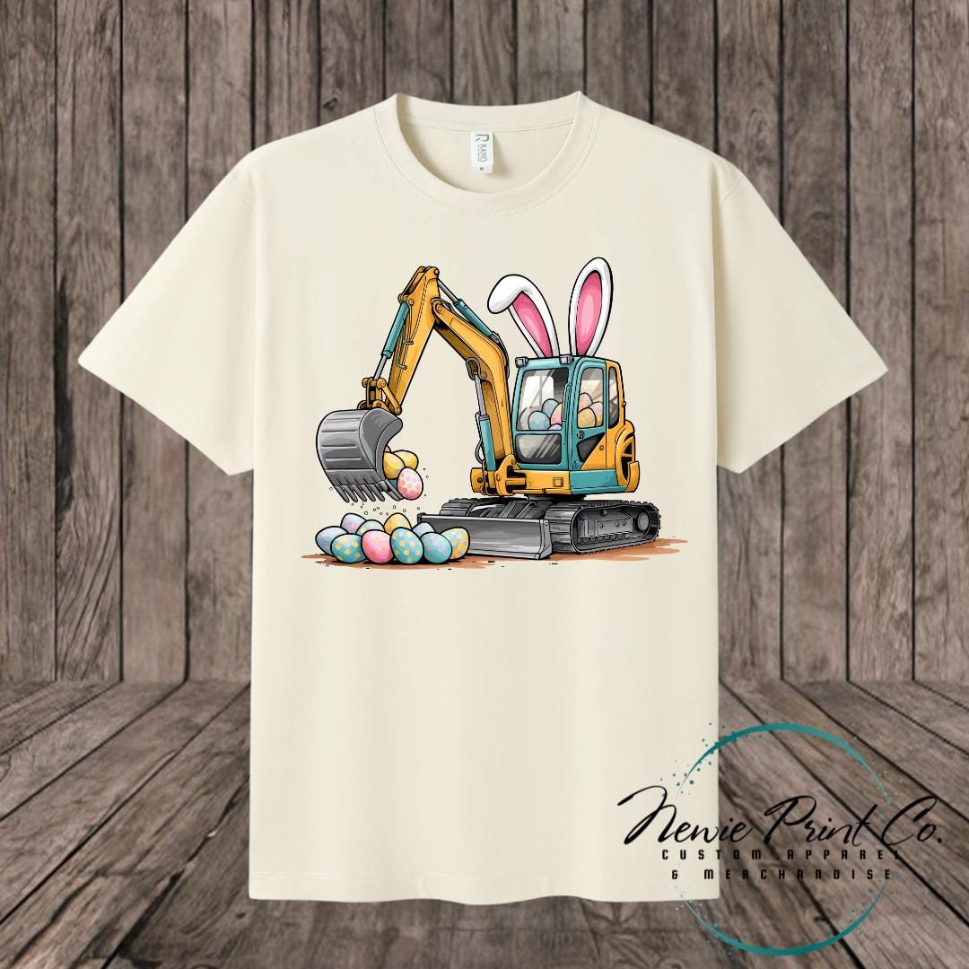 Eggscavator - Easter T-shirt Adult