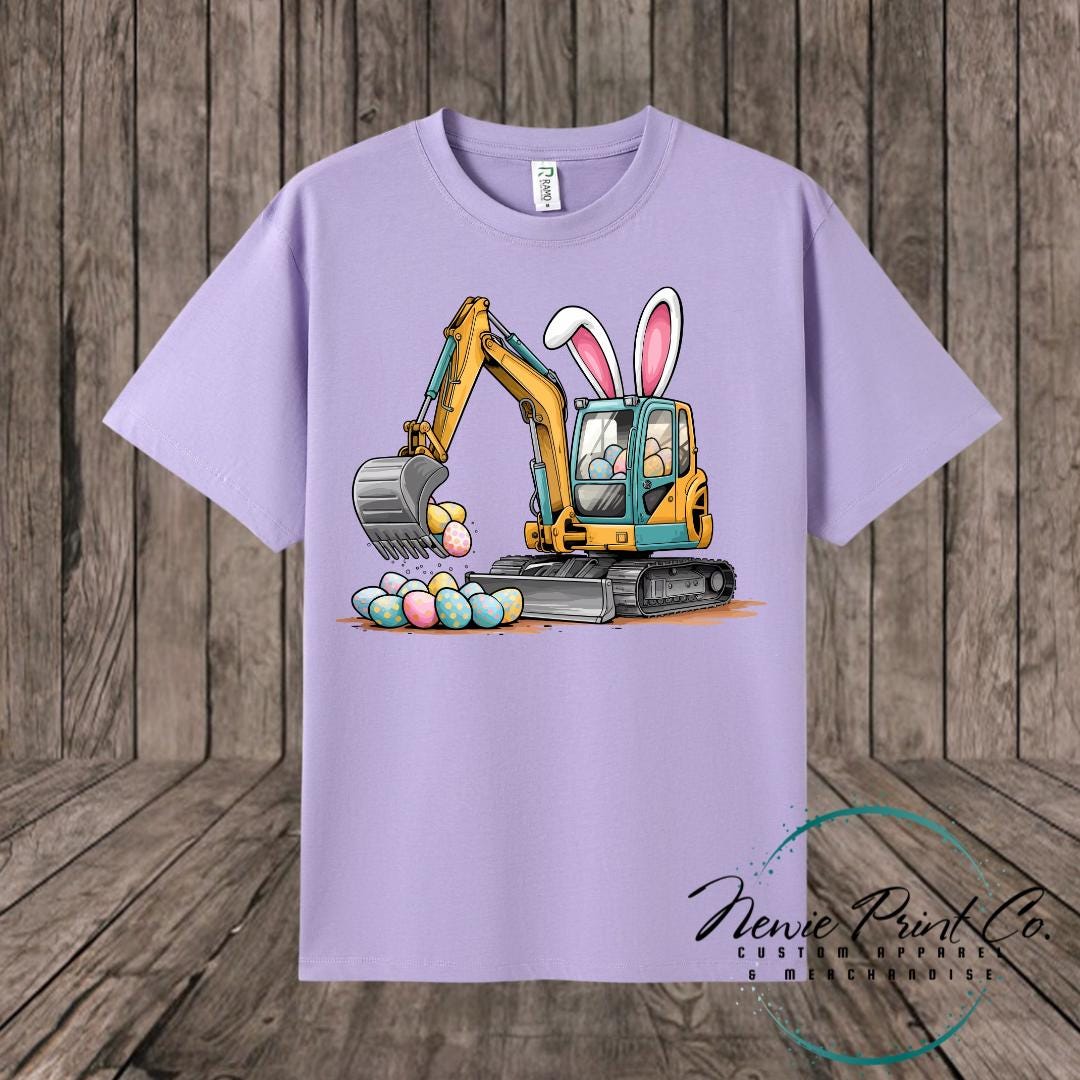 Eggscavator - Easter T-shirt Adult