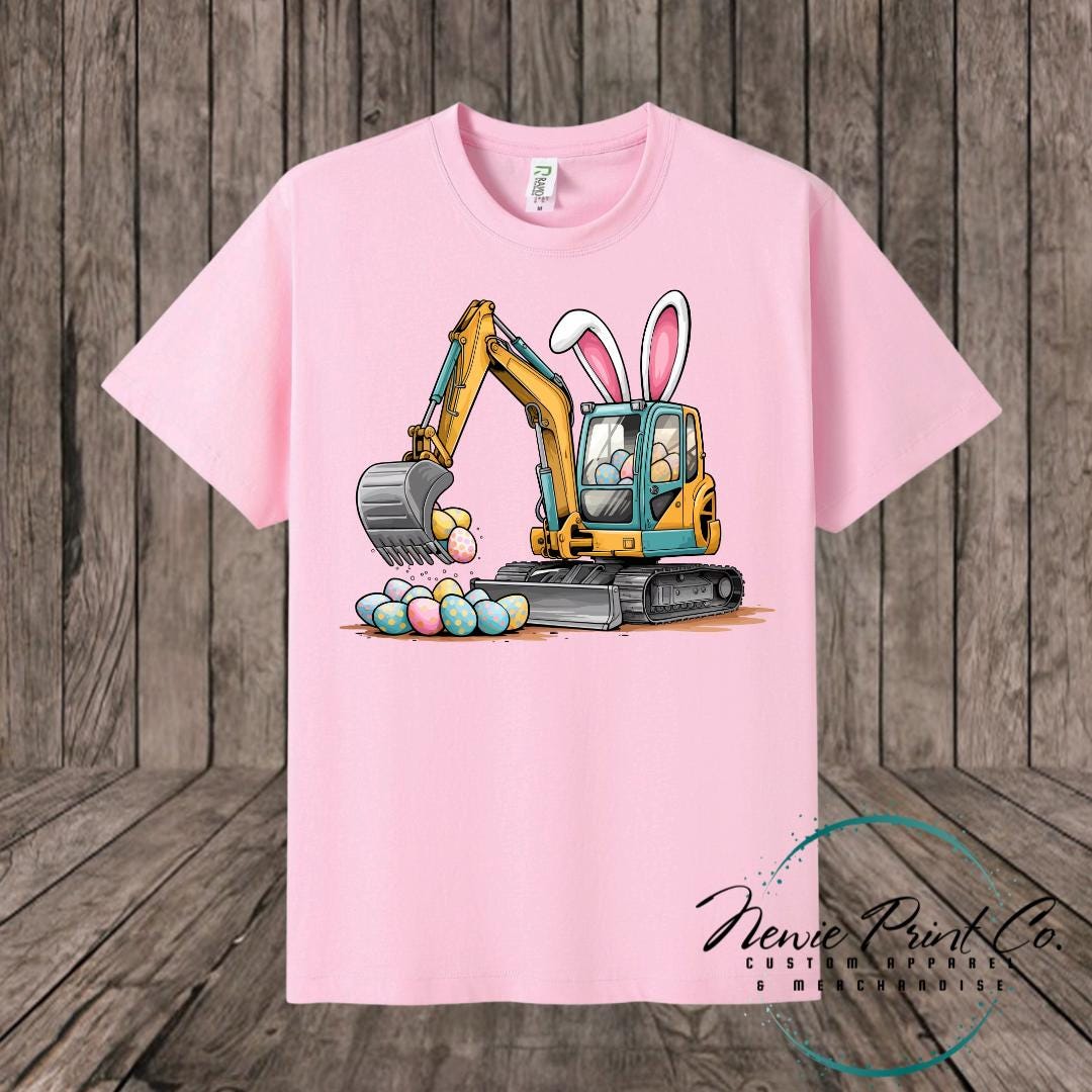 Eggscavator - Easter T-shirt Adult
