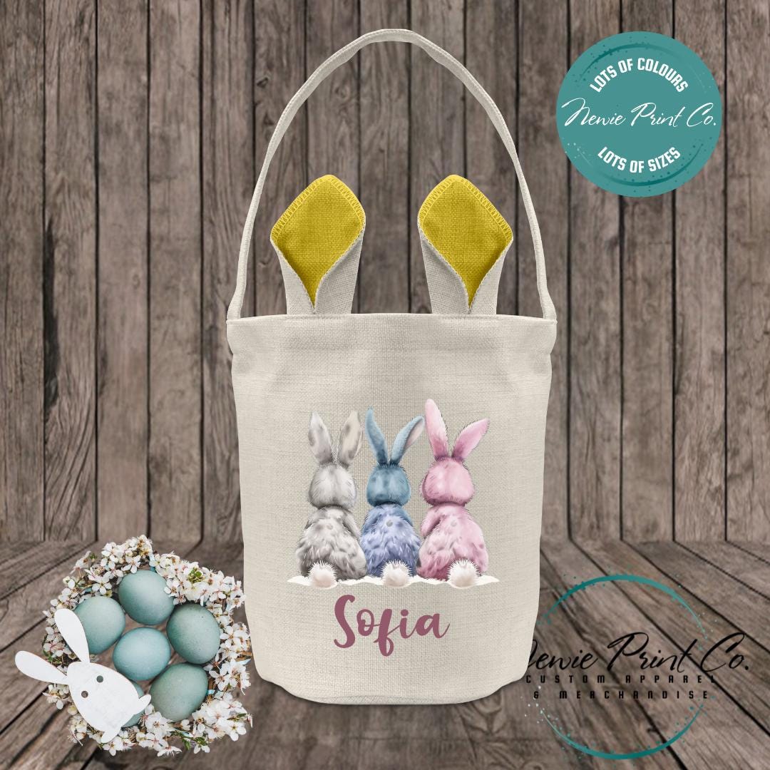 Three Bunny Butts - Easter Bunny Ear Tote