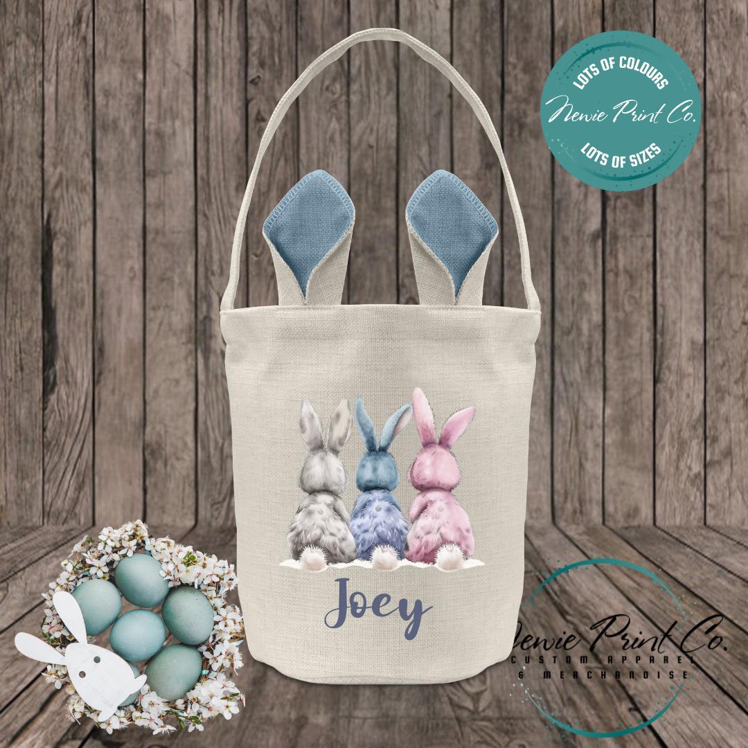 Three Bunny Butts - Easter Bunny Ear Tote