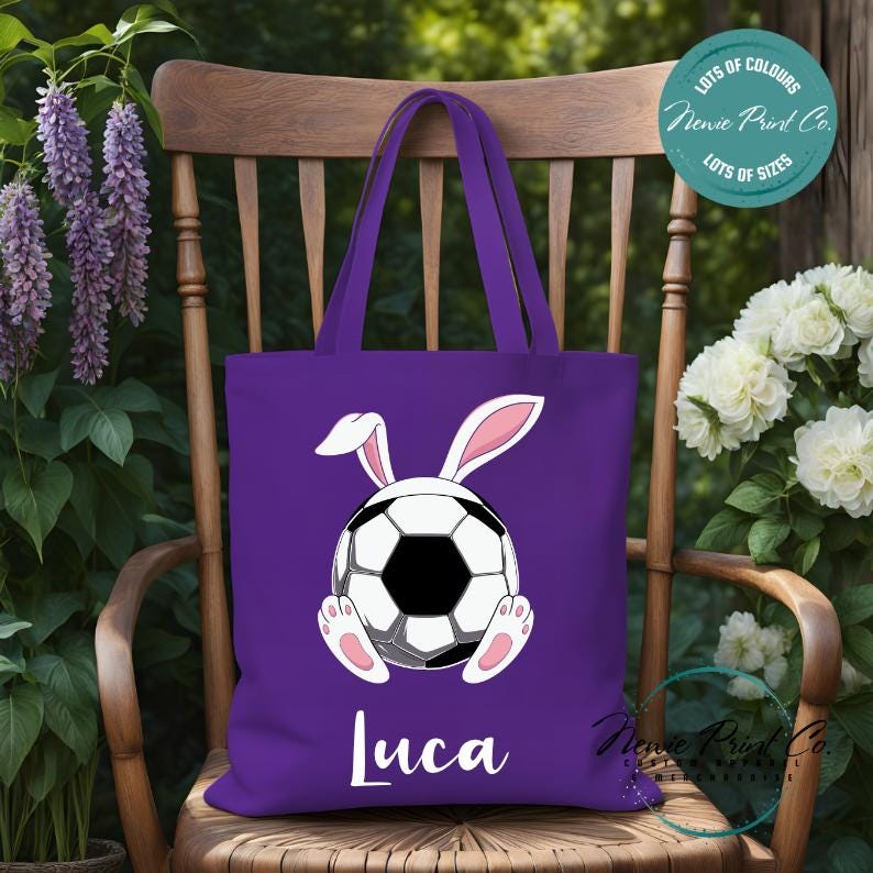 Soccer - Easter Bunny Ear Tote