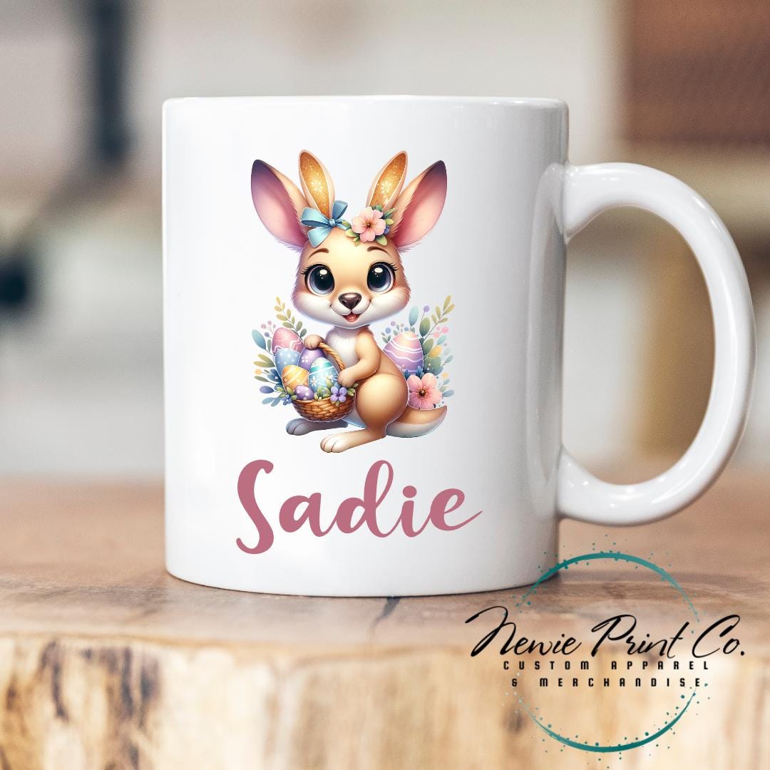 Kangaroo Easter Mug