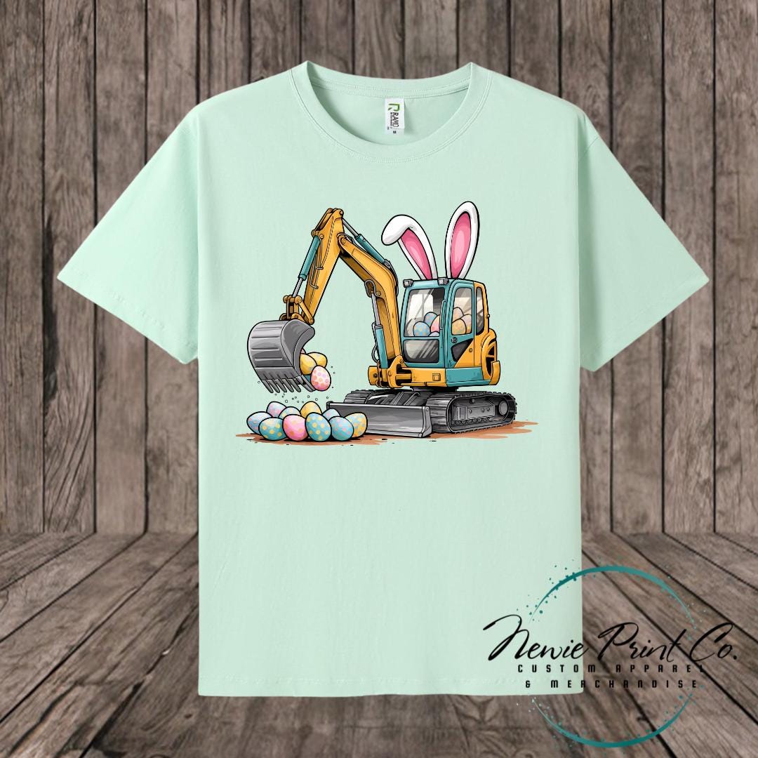 Eggscavator - Easter T-shirt Adult