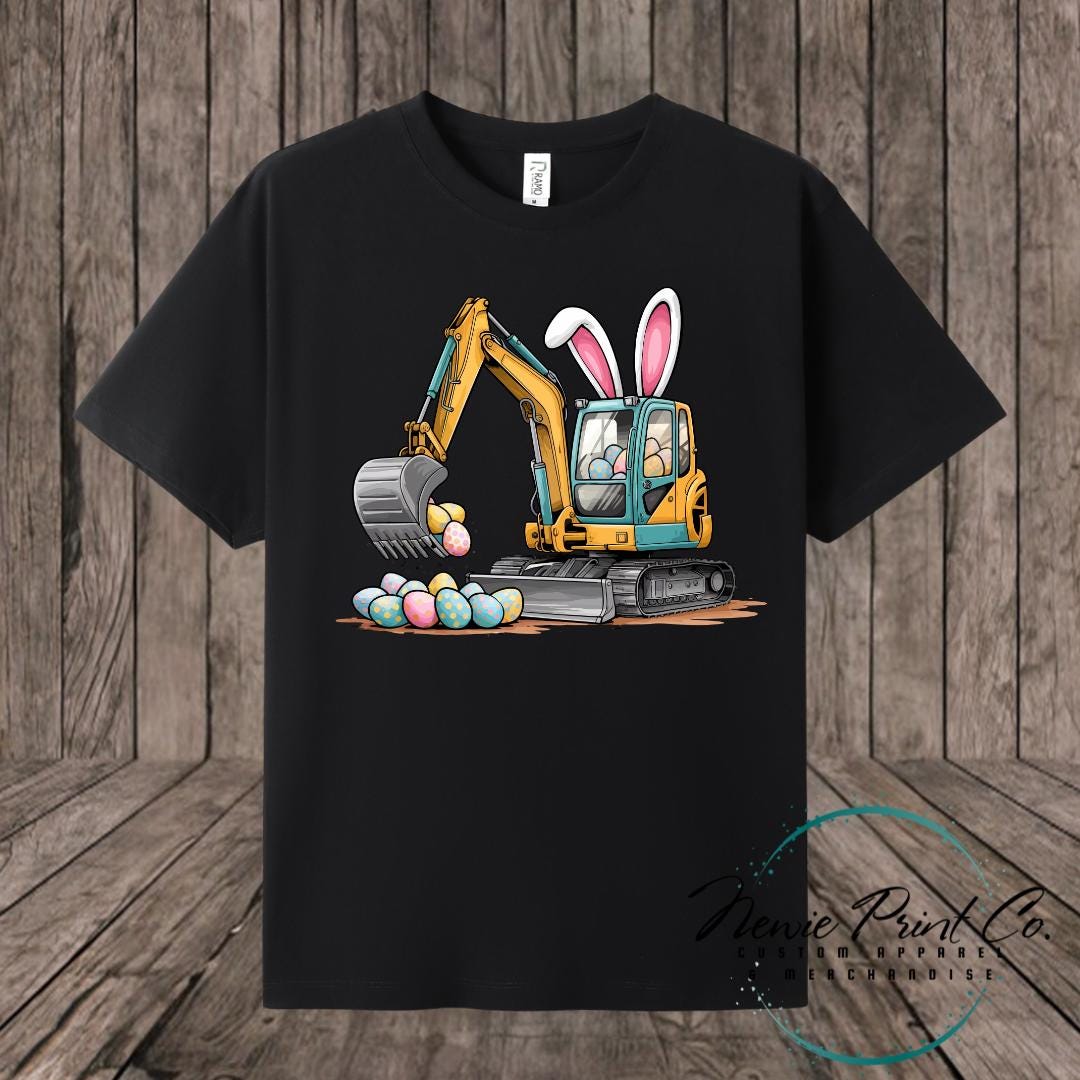 Eggscavator - Easter T-shirt Adult