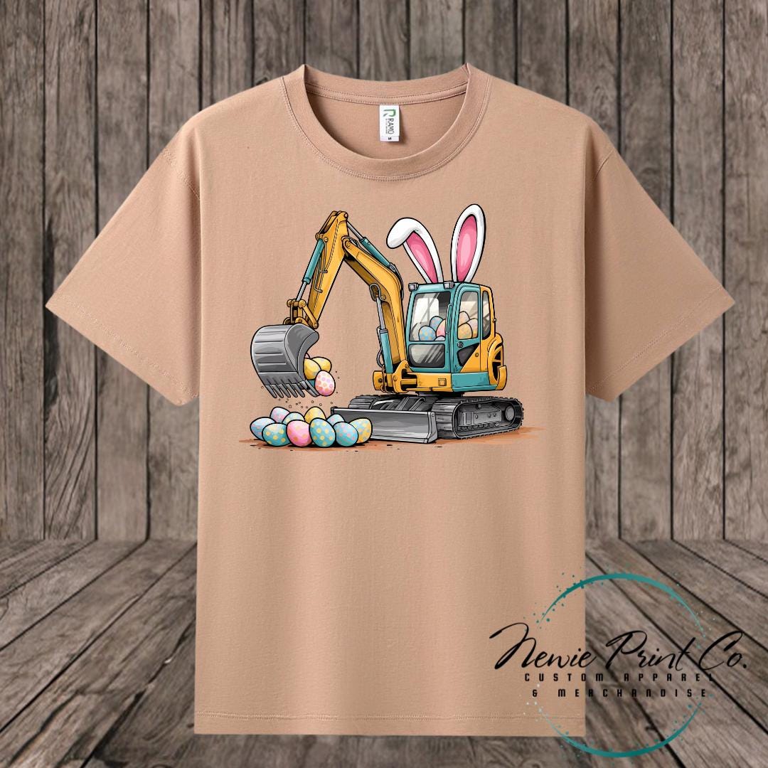 Eggscavator - Easter T-shirt Adult