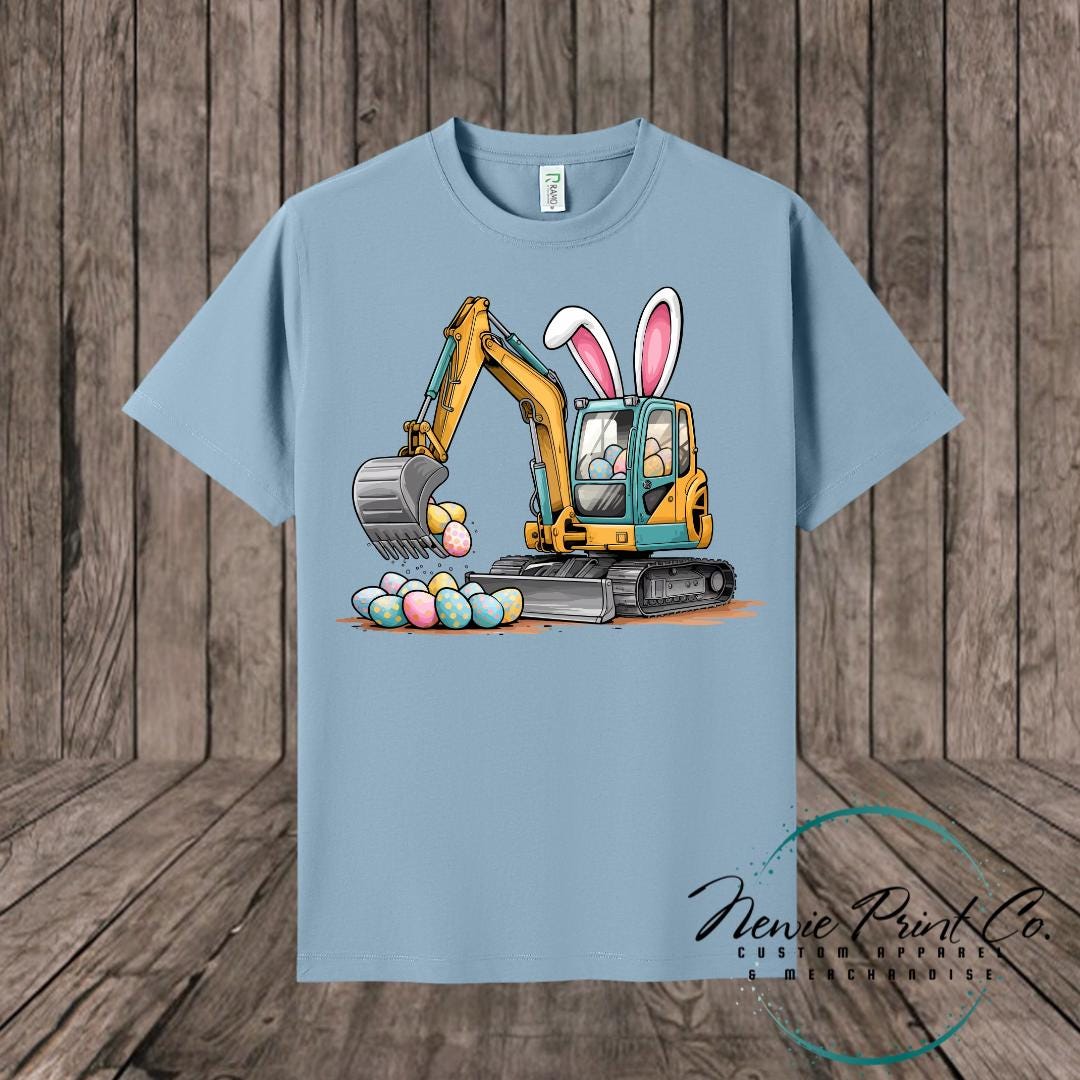 Eggscavator - Easter T-shirt Adult