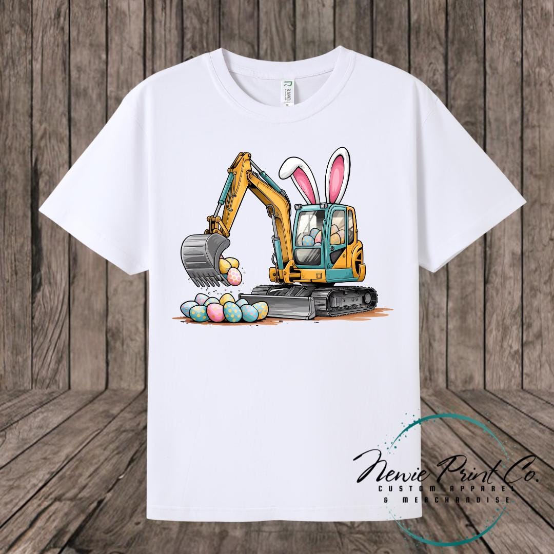 Eggscavator - Easter T-shirt Adult