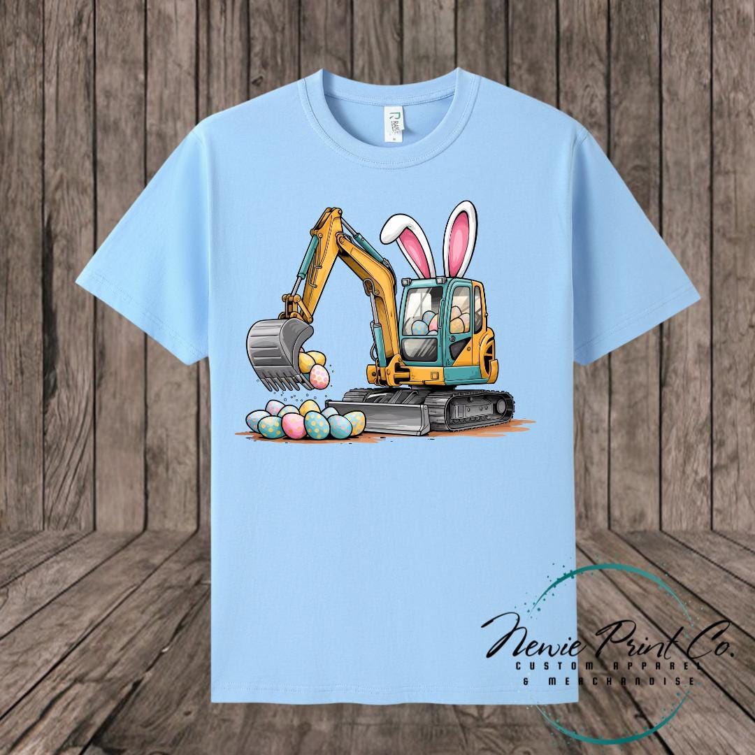 Eggscavator - Easter T-shirt Adult