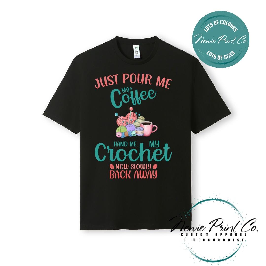 Coffee & Crochet - Jumper or Tee