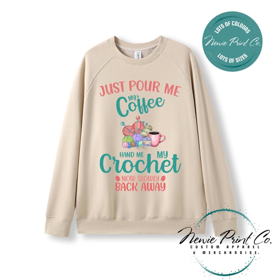 Coffee & Crochet - Jumper or Tee