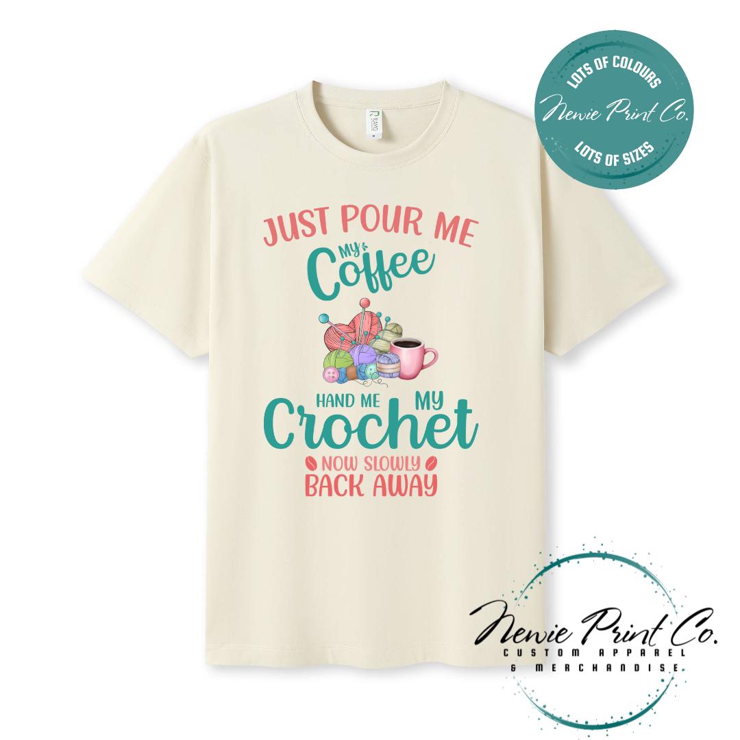 Coffee & Crochet - Jumper or Tee