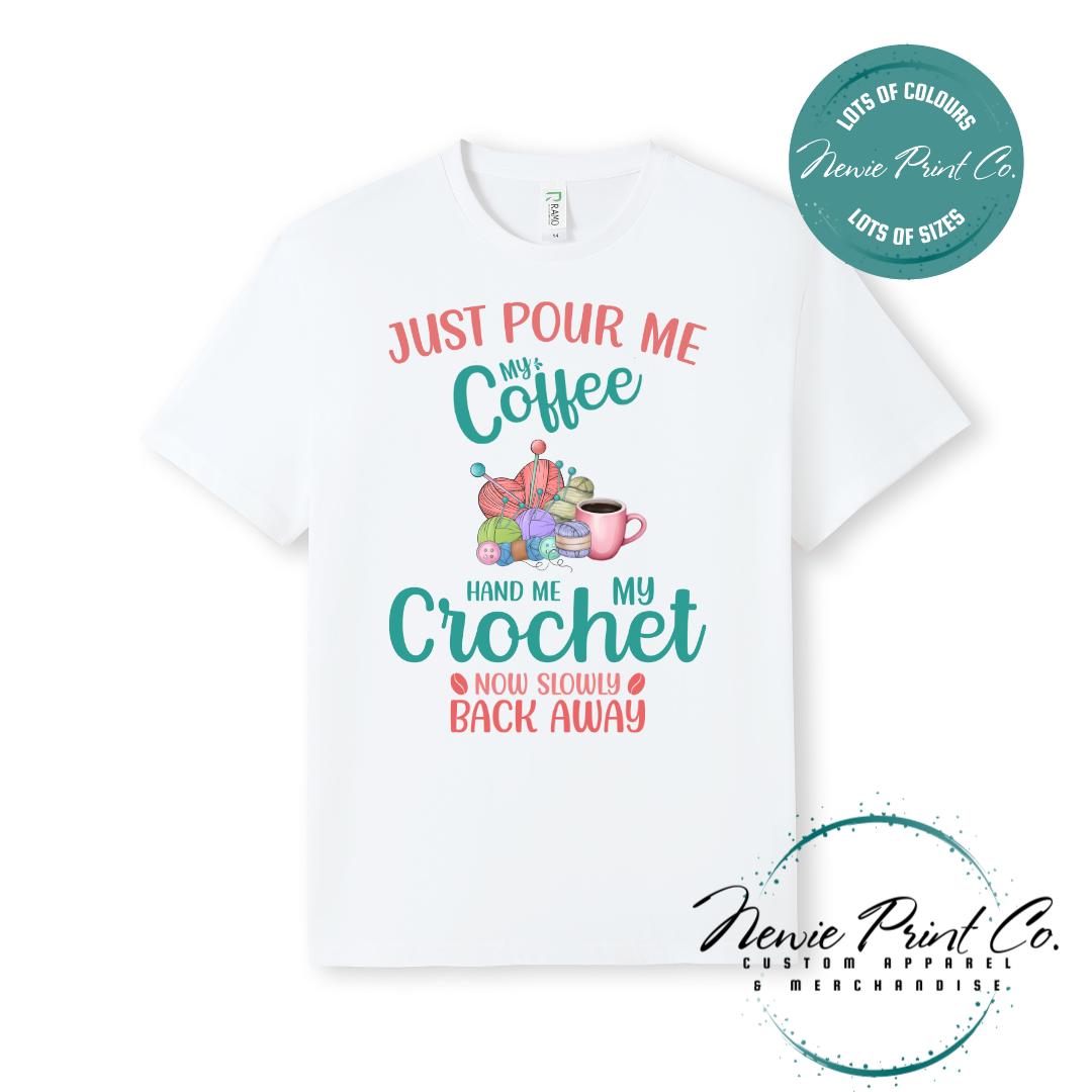 Coffee & Crochet - Jumper or Tee