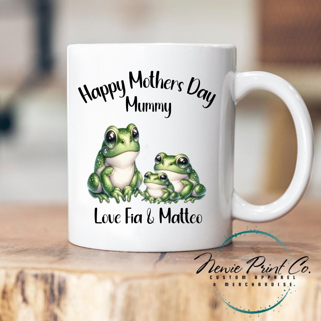 Green Tree Frog Australian Custom Mug