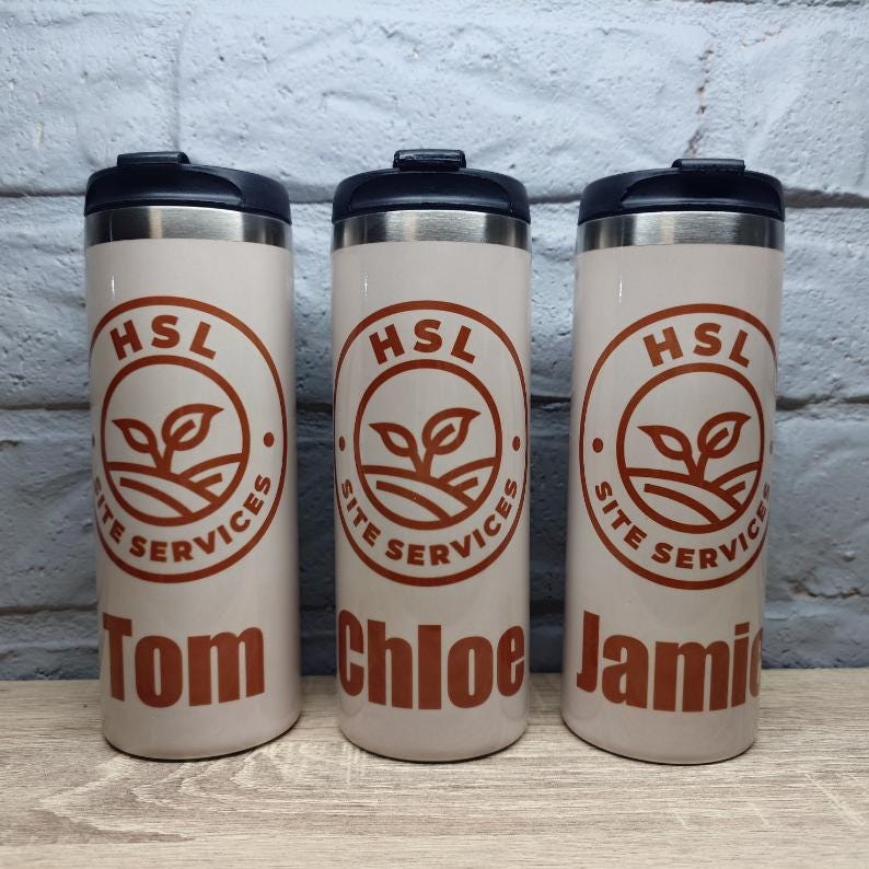 Blue Heart - Custom Insulated Travel Coffee Tumbler