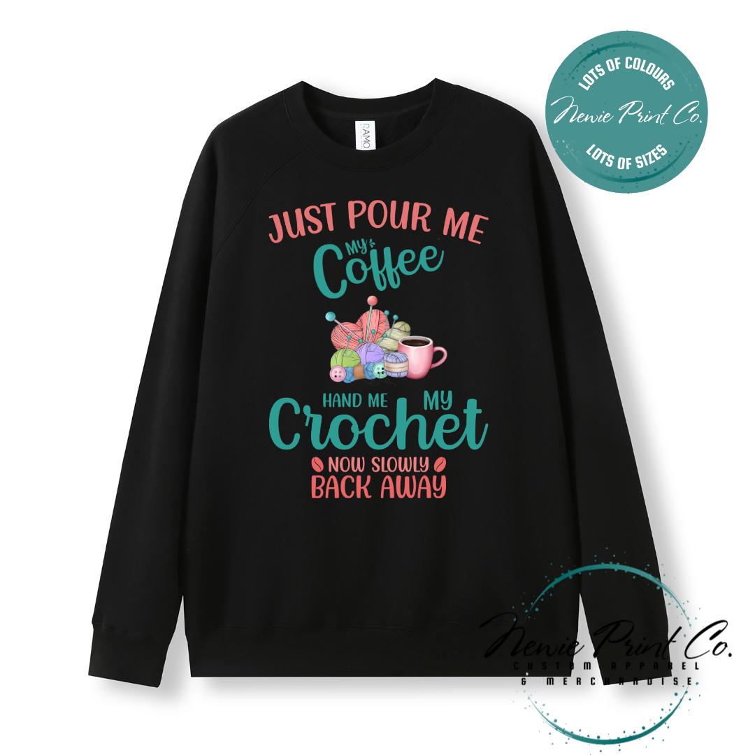 Coffee & Crochet - Jumper or Tee