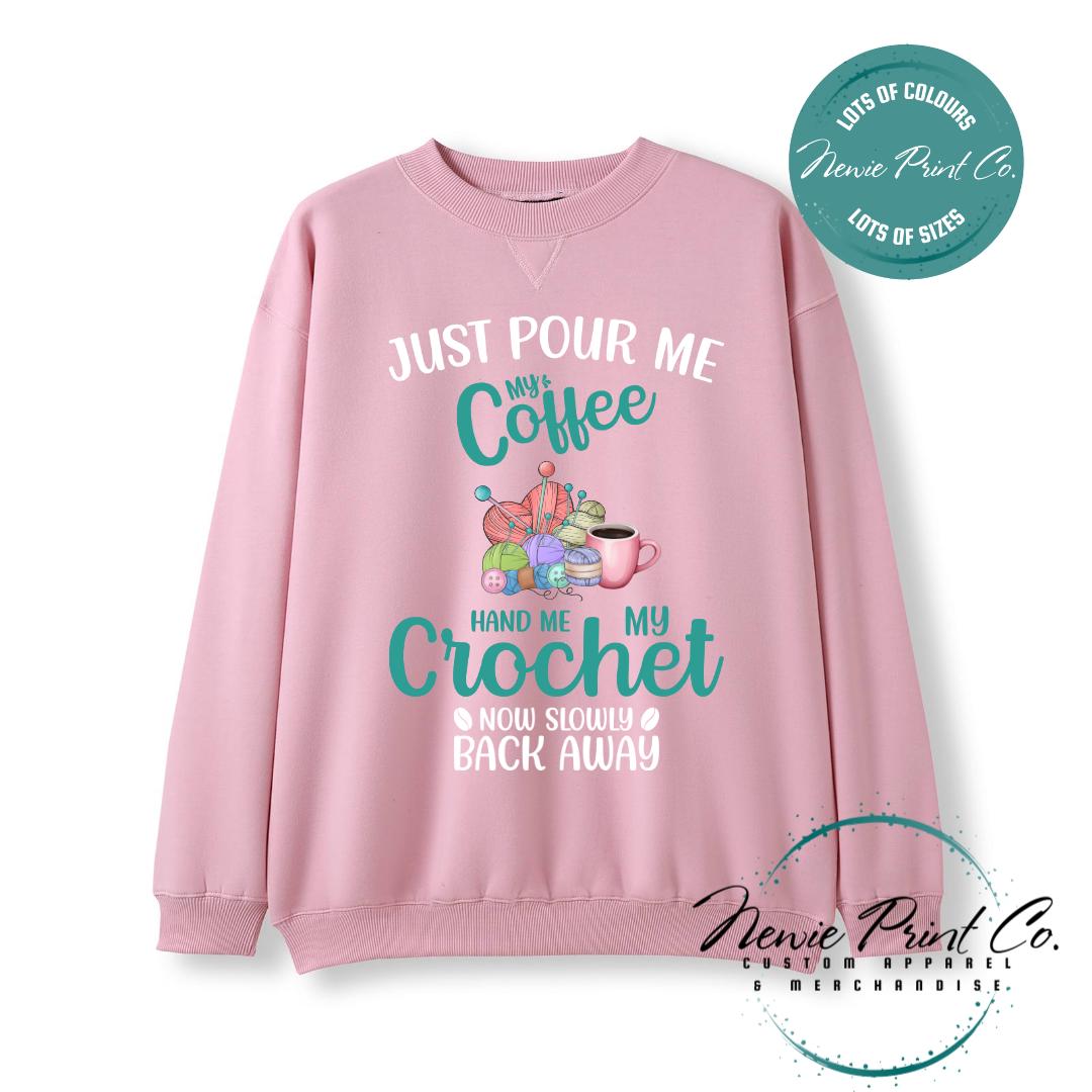 Coffee & Crochet - Jumper or Tee