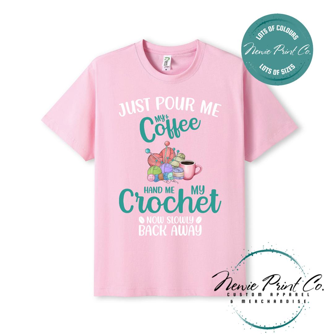 Coffee & Crochet - Jumper or Tee