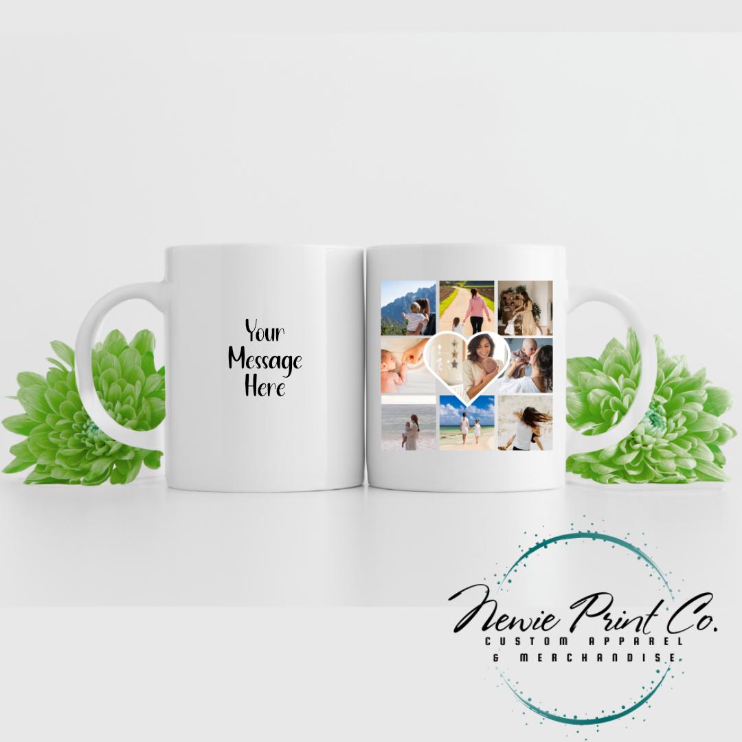 Photo Heart Custom Mothers Day Mug