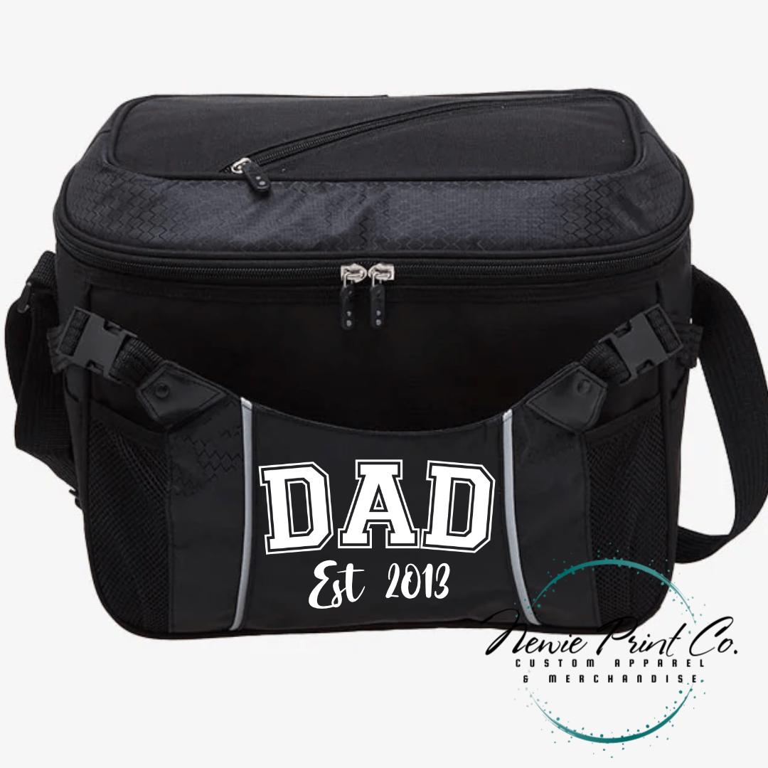 Dad Est Insulated Cooler Bag