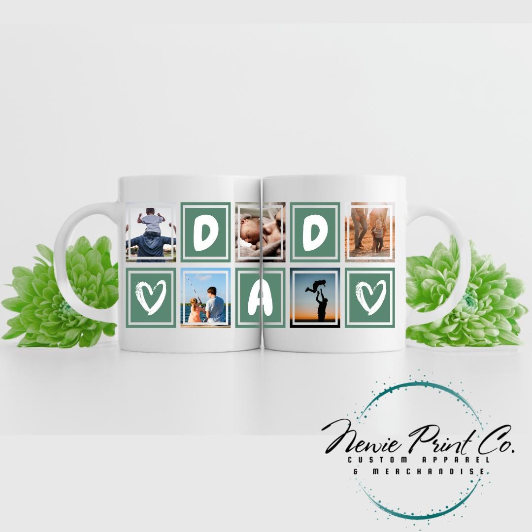 Fathers Day Photo Mug - Green