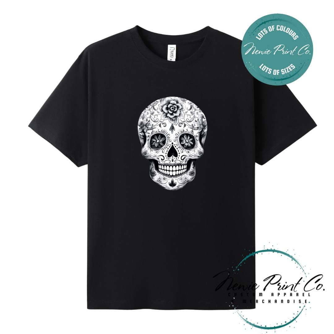 Custom Halloween t-shirts printed in Australia, featuring spooky designs and optional personalised names — perfect for Halloween parties, school events, or family matching outfits.