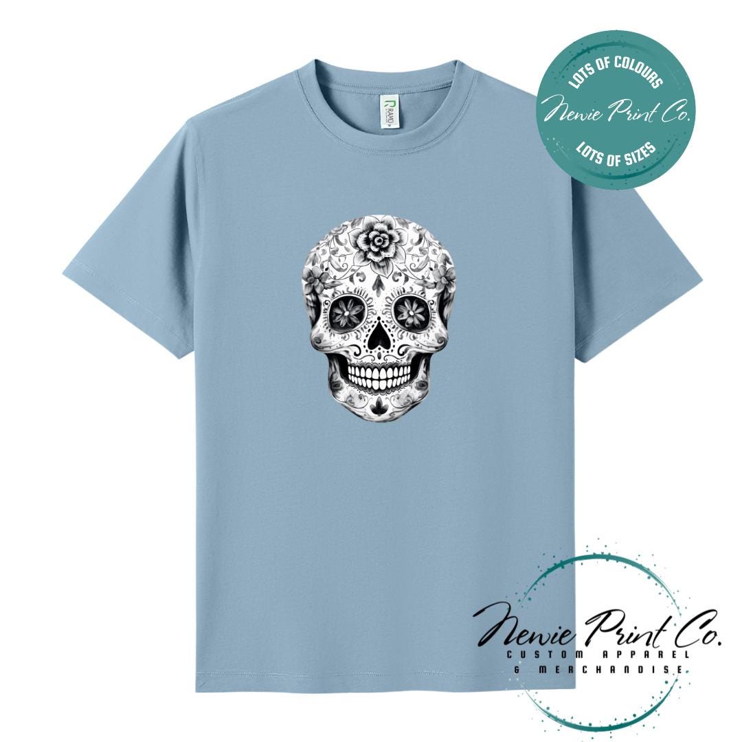Custom Halloween t-shirts printed in Australia, featuring spooky designs and optional personalised names — perfect for Halloween parties, school events, or family matching outfits.