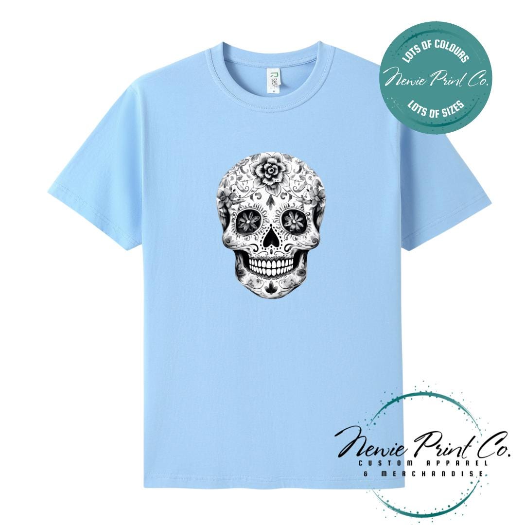 Custom Halloween t-shirts printed in Australia, featuring spooky designs and optional personalised names — perfect for Halloween parties, school events, or family matching outfits.