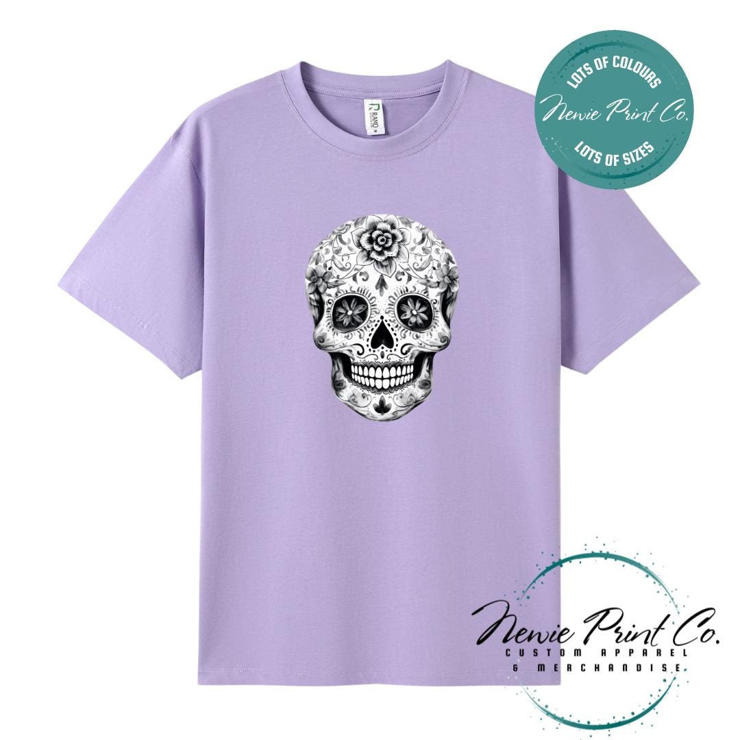 Custom Halloween t-shirts printed in Australia, featuring spooky designs and optional personalised names — perfect for Halloween parties, school events, or family matching outfits.