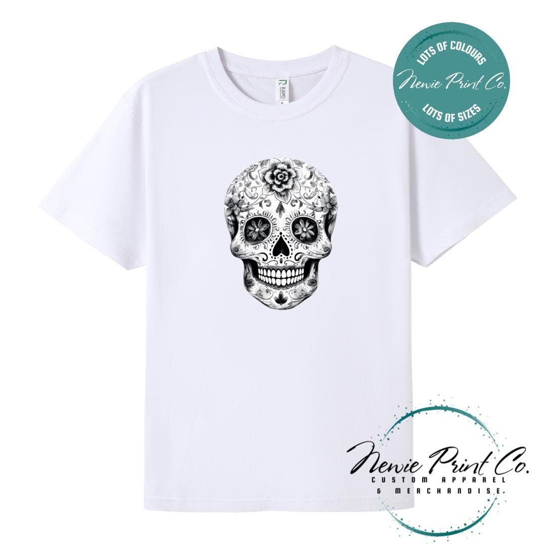 Custom Halloween t-shirts printed in Australia, featuring spooky designs and optional personalised names — perfect for Halloween parties, school events, or family matching outfits.