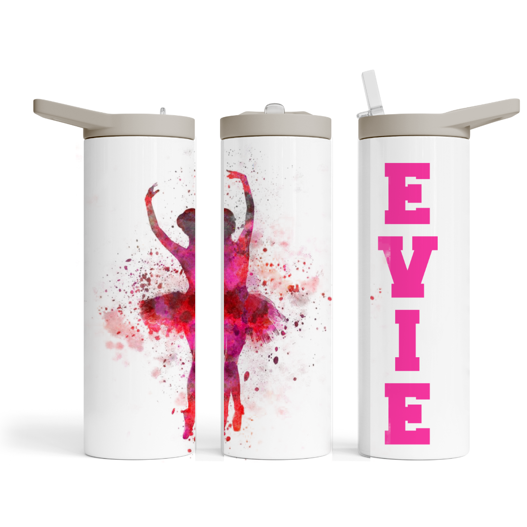 Ballet - Insulated Personalised Drink Bottles - Printed